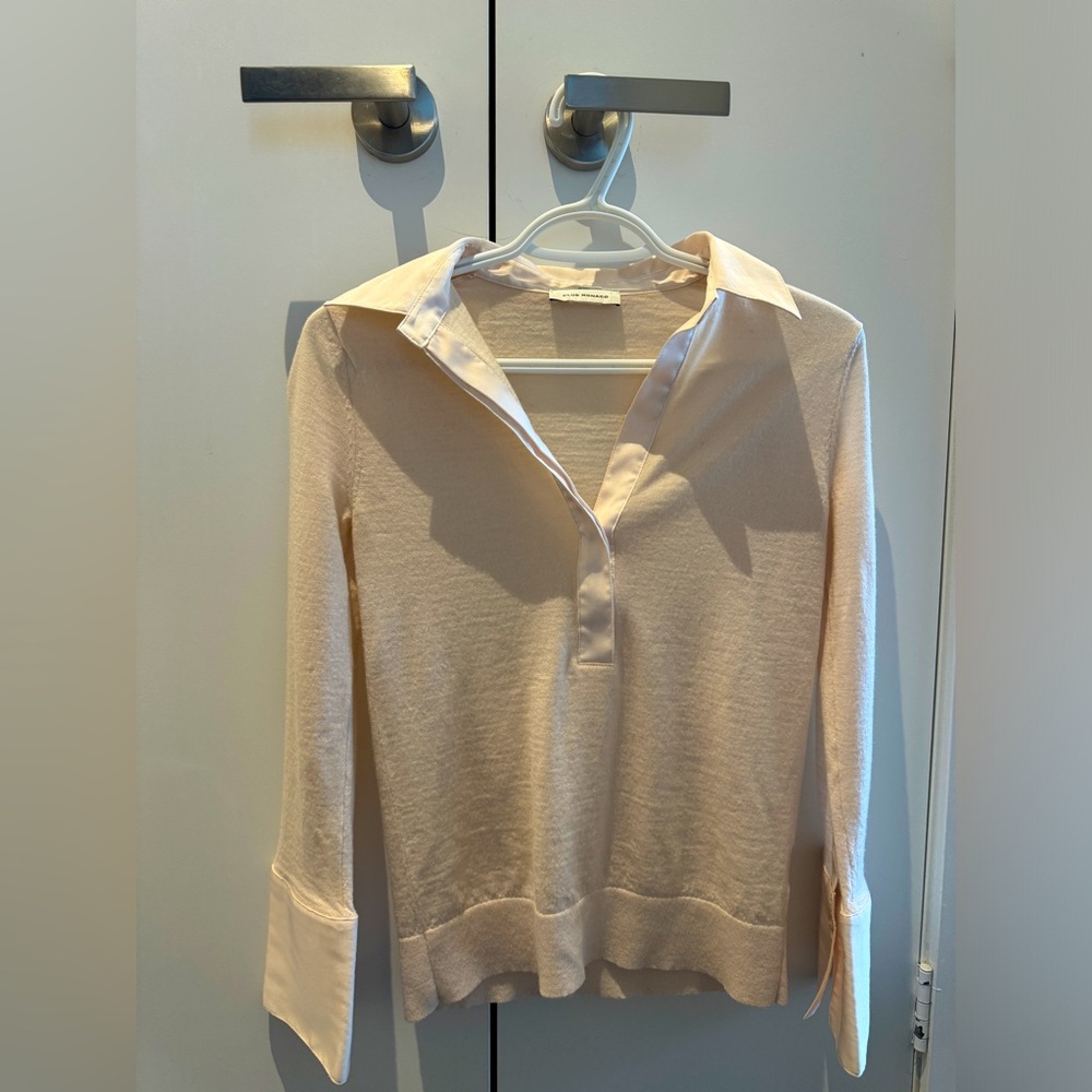 silk and wool blended top from Club Monaco